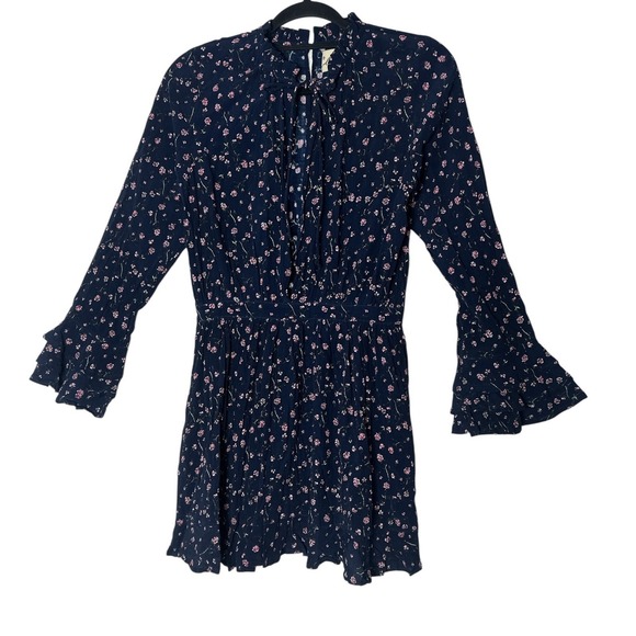 Cleobella Dresses & Skirts - Cleobella Dress Women's Small Long Sleeve Bohemian Boho Mini Ruffle‎ Designer